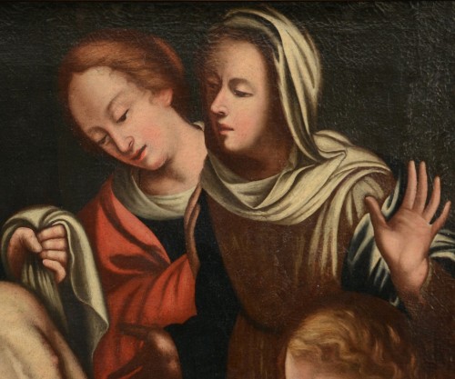 La lamentation sur le Christ - Atelier Francesco Rizzo de Santacroce (1485-1545) - Romano Ischia